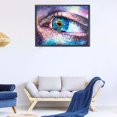 thumbnail image 4 of 5D DIY diamante pintura completo redondo taladro abstracto ojo pared decoración Rhinestone arte Hugtrwg Para estrenar, 4 of 9