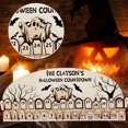 thumbnail image 4 of Calendario de Adviento de madera para Halloween, cuenta atrás para decoración navideña, adornos de terror, diseño de fantasma para fiesta de aula interior, 2023, 2024, 4 of 4