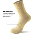 thumbnail image 2 of Crew Socks Women Running Hiking Thick Cushiones Athletic Socks 5-6 Pairs, 2 of 5