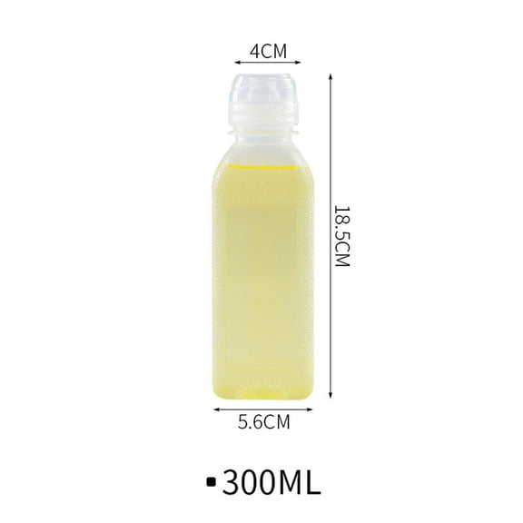 Kraoden Transparent Plastic Squirt Condiment Bottles with Mark for Ketchup Dressing Mustard Olive Oil