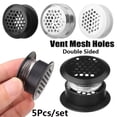 thumbnail image 2 of Vent Mesh Holes Ventilation Grilles with Easy to Install Dual Panel Screw Thread Design for 5 Wardrobe Shoe Cabinets, 2 of 4