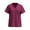 Wine, variant on WMTBSRSW Scrubs for Women Stretchy V Neck Scrub Shirts with Pockets Short Sleeve Medical Scrub Tops 2025 Trendy Uniforms for Professionals Nurses Doctors