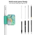 thumbnail image 6 of Fintie 4 Pack Pen Loop Holder for Apple Pencil (USB-C) & Apple Pencil (1st / 2nd Generation) and Stylus Pens, Self Adhesive Leather Pencil Holder with Elastic Loop, 6 of 8