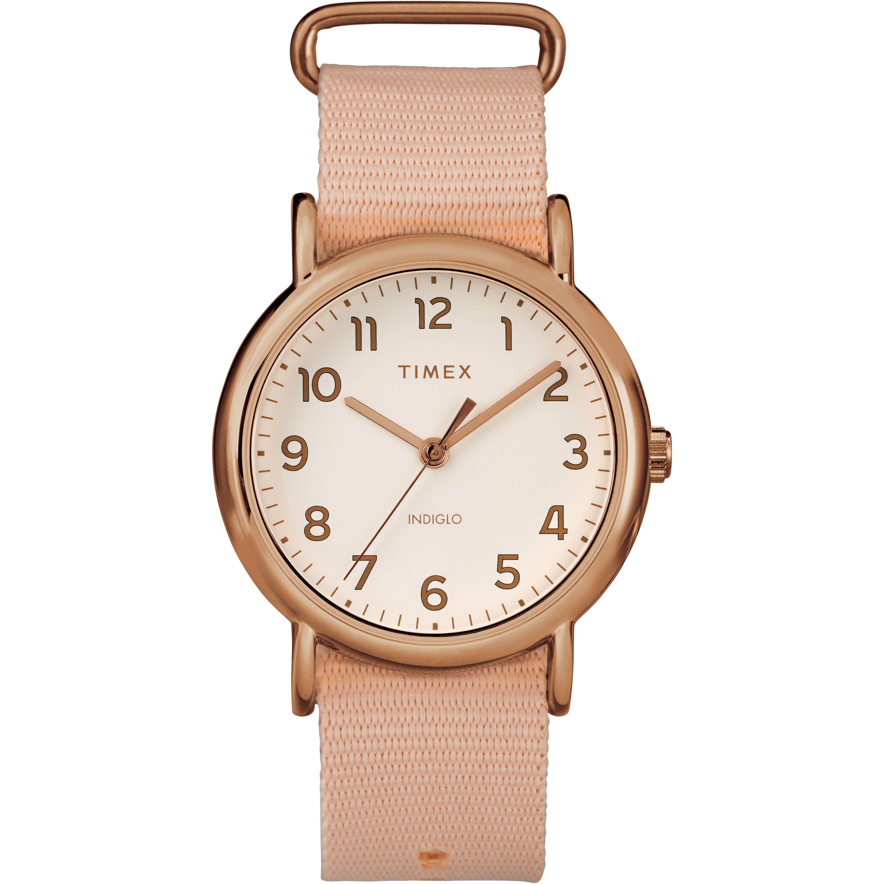 timex weekender gold