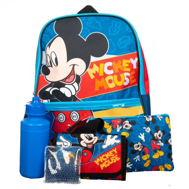 Mickey mouse backpack sales and lunch bag