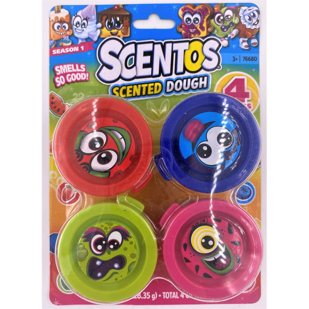 Scentos Scented Dough, 4Pack