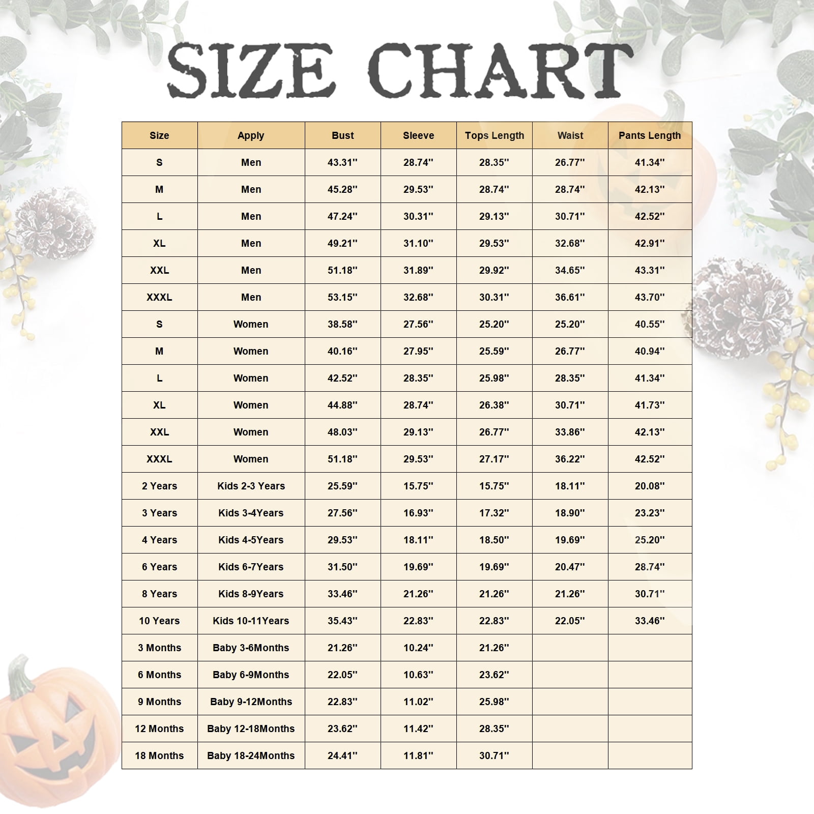 Onlypjs Halloween Family Matching Pajamas Set for Men, Women and Couples – Boo, Pumpkin & Fall Themed PJs – Long Sleeve Sleepwear & Loungewear