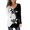Black, variant on OKBOP Womens Long Sleeve Tops,Casual Floral Butterfly Printed Pullover Long Sleeve Buttons Womens Blouses Girls Long Sleeve Shirts