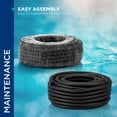 thumbnail image 6 of 1-1/4 in. I.D. x 100 ft. Multi-Use Pond Black Kink Free, Corrugated, Flexible PVC Tubing, 6 of 10