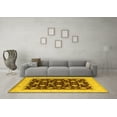 thumbnail image 3 of Ahgly Company Indoor Rectangle Oriental Yellow Industrial Area Rugs, 2' x 4', 3 of 4