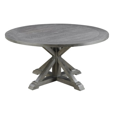 Farm Table With Extension Emerald Home Paladin Rustic Charcoal Gray 60