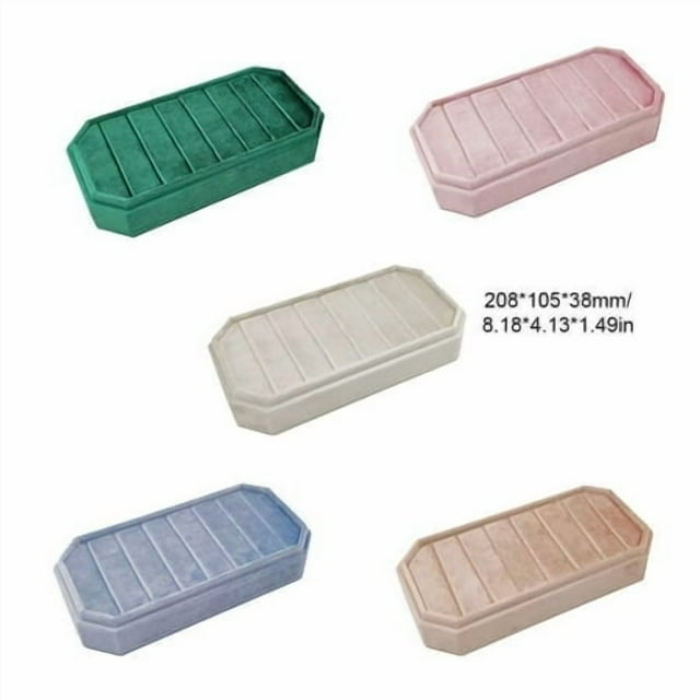 Earring Storage Box Ear Stud Earrings Display Gift Dresser Room Case Portable Large Capacity Carrying Boxes Organizer Birthday Gift Type 3