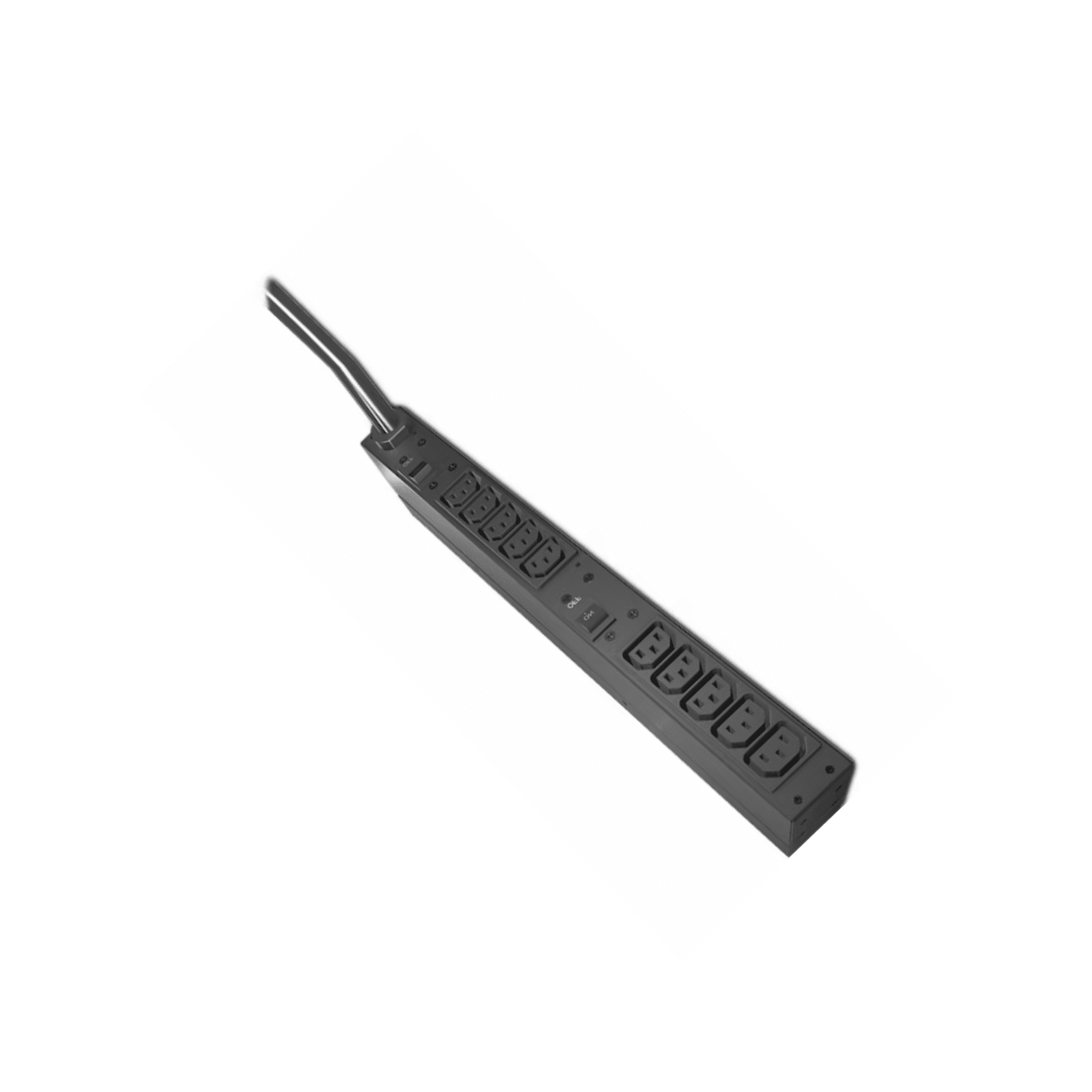 Schneider Electric Basic Rack PDU 208V 24A 10-out 1U Power Distribution Strip rack-mountable AP9571A
