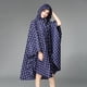 thumbnail image 3 of Poncho ligero impermeable con capucha y cremallera para exteriores para mujer - Azul Zulema  Chubasquero de mujer, 3 of 8