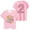 Pink, variant on Girls 2nd Birthday Shirt Outfit Two Years Old Birthday Gift for Party Short Sleeve Tshirt
