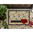 thumbnail image 3 of Dogs leave pawprints on your heart Doormat 18x27, 3 of 4