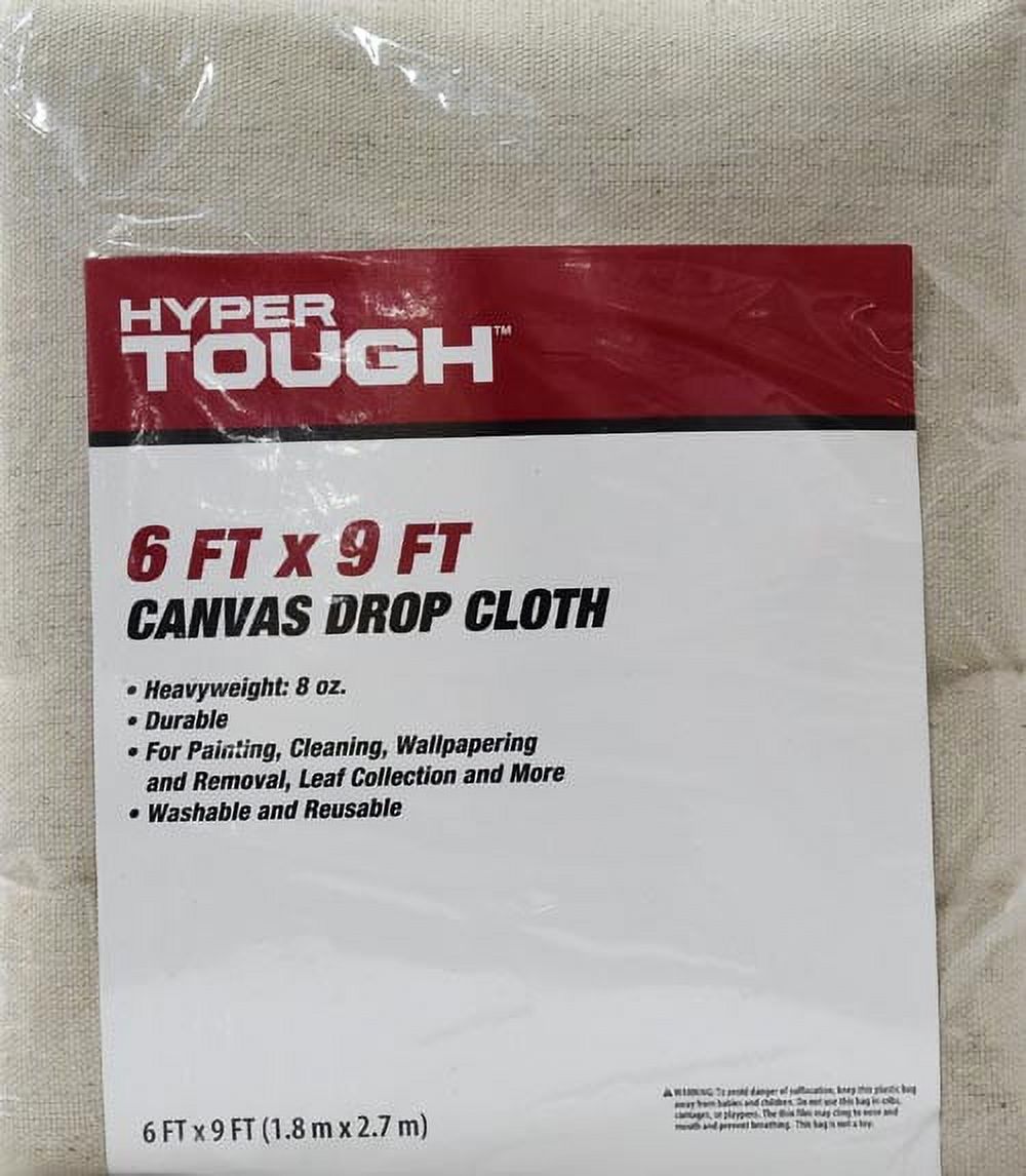 Hyper Tough 6x9 Canvas Drop Cloth - image 2 of 2