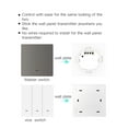 thumbnail image 3 of WiFi Smart Wall Light Switch RF433 Push Button Transmitter Smart life Remote Control Works ,Easy to Installation, 3 of 7