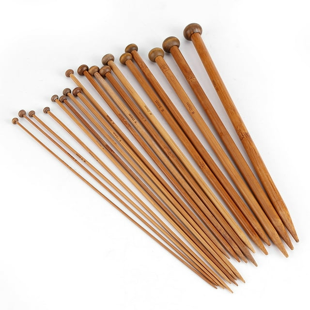 Carbonized Knitting Needles,Bamboo Knitting Needles Set, Bamboo Knitting Needles Set Knitting Needles Professional Grade