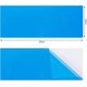 thumbnail image 1 of Parches de reparación autoadhesivos de PVC, parche de revestimiento de piscina de vinilo de goma para reparación de barcos para canoa, kayak, balsa, rectángulo, azul, 20 piezas Banban, 1 of 2