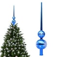 thumbnail image 2 of ZCSKFIN Plastic Electroplated Tree Top Star, Spherical Shiny Painted Christmas Tree Topper Prop for Holiday Crafts and Festive Decor, Classic Star-Shaped Decoration, 2 of 9