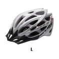 thumbnail image 3 of Eigraketly Casco de bicicleta de 30 agujeros, transpirable, para exteriores, con absorción de impacto, portátil, para ciclismo nocturno, viseras Ciclismo Plata/L, 3 of 6