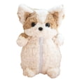 thumbnail image 4 of Estuche de peluche con forma de perro para lápices, bolígrafos y otros artículos de papelería. Marrón claro, 4 of 9