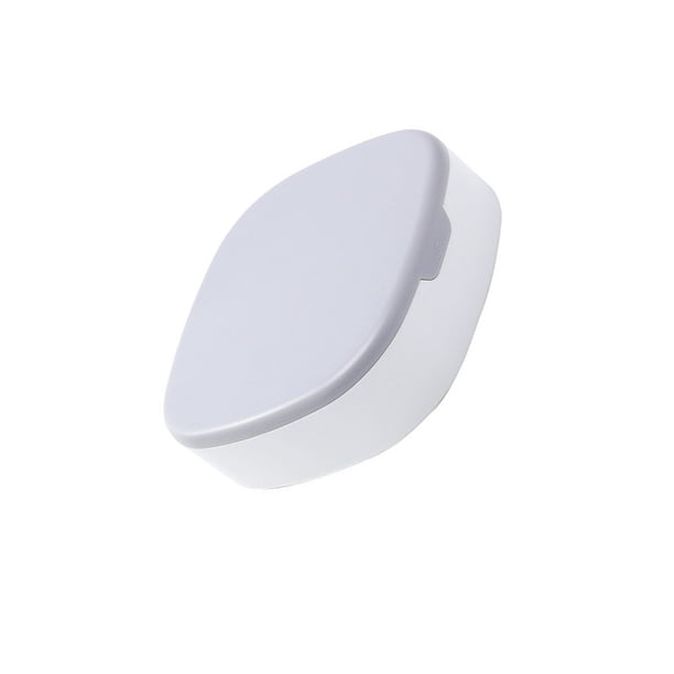 Mini joyero organizador de pendientes, estuche de viaje para joyas del hogar con lápices labiales de espejo, almacenamiento de múltiples Ropa, zapatos y accesorios Miscelánea Gris blanco Guardurnaity AP011928-01B