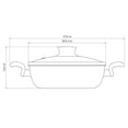 thumbnail image 4 of Arrocera Tramontina Paris 24 cm Aluminio Antiadherente, 4 of 5