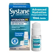 Systane Hydration Preservative Free Liquid Dry Eye Drops for Daily Use, 10 ml