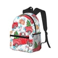 thumbnail image 2 of Easygdp Watercolor Red Truck And Fir Tree Casual Laptop Backpack, Large Capacity Schoolpack for School, Travel, Business, 2 of 8