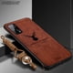 thumbnail image 2 of Funda de teléfono con textura de tela para Samsung S10 S20 S21 FE S22 S23 Plus Note 10 Plus 20 Ultra A32 A52 A72 A14 A54 cubierta de ciervo Tan Jianjun unisex, 2 of 2