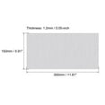 thumbnail image 2 of Uxcell 300mm x 150mm x 1.2mm Rectangle 6061 Aluminum Sheet Flat Metal Plate Stock, 2 of 5
