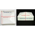 thumbnail image 2 of 4X4 (True) (100mm) Fence Post Plastic Pyramid Post Cap For A Post White - 2 Pack, 2 of 6