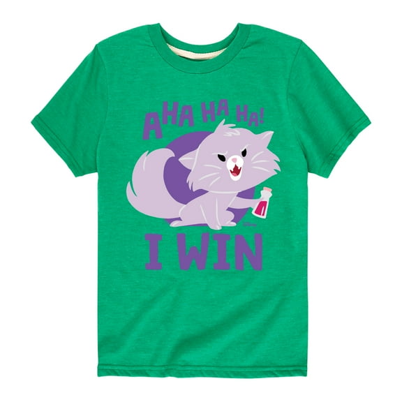 Disney Classics - Cats & Dogs - Yzma Cat I Win - Toddler And Youth Short Sleeve Graphic T-Shirt