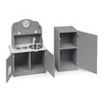 thumbnail image 3 of Kitchen Furniture Set for 18 inch Dolls - Gray/White, 3 of 4