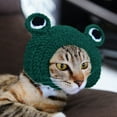 thumbnail image 7 of Walbest Pet Costume Hat/Cosplay Cap,Cat Dog Hats Handmade Knitted Woolen Yarn Cute Cartoon Frog Hat for Pet Kitten Puppy Birthday Christmas and Halloween, 7 of 7