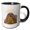 Black/White, variant on 3drose, Hawaii Territory Mammal the Monk Seal, 15oz Mug