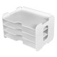 thumbnail image 4 of Papel de caja de servicio de archivos de autoensamblaje de bricolaje para el conjunto de suministros de organizador Cola Almacenamiento de archivos de autoensamblaje, 4 of 8
