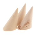 thumbnail image 2 of KLKCMS 9pcs Unpainted Cone Wedding Band Jewelry Display Stand Holder DIY Craft, 2 of 8