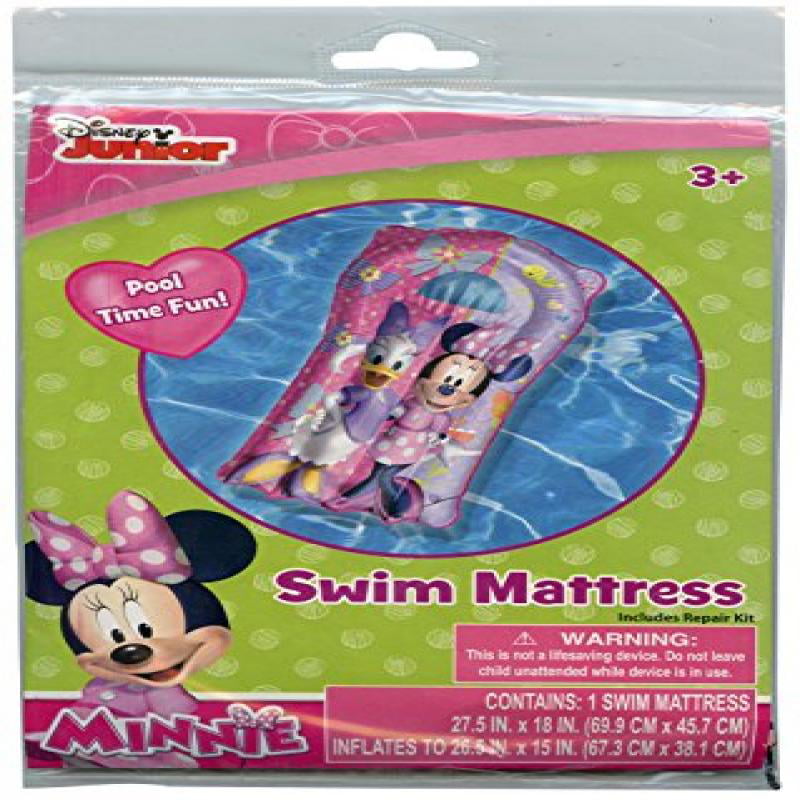 MINNIE MOUSE INFLATABLE AIR MAT CAMPING SWIMMING HOLIDAY POOL KIDS WATER FUN 