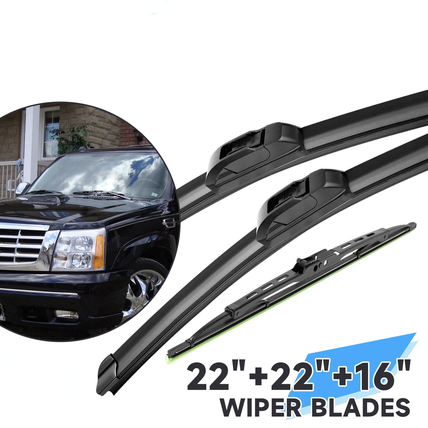 2014-2020 Acura MDX Genuine OEM Front Windshield Wiper Rubber Inserts PAIR | 26-30 In | Left | J