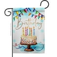 thumbnail image 1 of Breeze Decor G165260-BO Birthday Celebration Double-Sided Decorative Garden Flag, Multi Color, 1 of 1