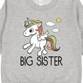thumbnail image 3 of Inktastic Big Sister Unicorn Toddler Sweatshirt, 3 of 4