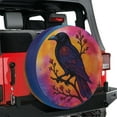 thumbnail image 3 of Lotusprinthandmade Raven Black Bird Spare Tire Cover Without Backup Camera Hole 6 Sizes (35 in.), 3 of 7