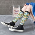 thumbnail image 6 of Picia Women Crew Soft Moisture-wicking Socks Colorful Fruits Pattern Design Cotton Socks, One Size fit All, 6 of 9
