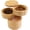Three Tier Salt Box, variant on TrendMallOasis Bamboo Salt Box with Magnetic Closure, 6oz Kitchen Spice Container