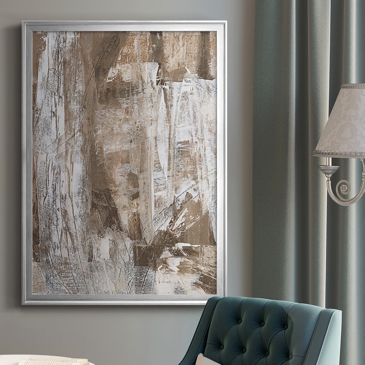 Bronzed I Premium Framed Print, in Gold, Black, or Silver - Ready to Hang