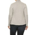 thumbnail image 3 of Women's Plus Size Long Sleeves Loose Fit Solid Open Cardigan, 3 of 4