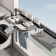 thumbnail image 5 of Retractable Folding Clothes Drying Rack,Punch-Free,-Gray, 5 of 5